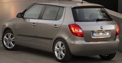 Skoda Fabia 2011 rear view