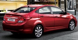 Hyundai Accent 2018 rear view