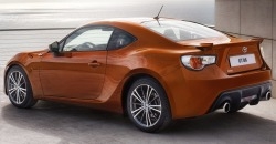 Toyota 86 2017 rear view