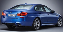 BMW M5 2015 rear view