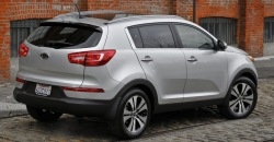Kia Sportage 2013 rear view