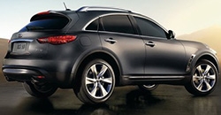 Infiniti QX70 2018 rear view