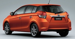 Toyota Yaris 2017 rear view