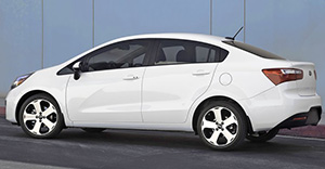 Kia Rio 2012 rear view