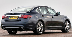 Infiniti Q70 2017 rear view