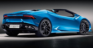 Lamborghini Huracan Spyder 2022 rear view
