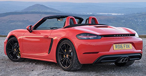 Porsche Boxster 2024 rear view