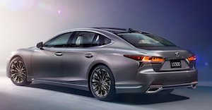 Lexus LS 2018 rear view