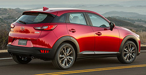 Mazda CX-3 2023 rear view