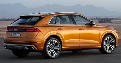 Audi Q8 2022 rear view