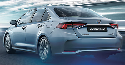 Toyota Corolla 2022 rear view