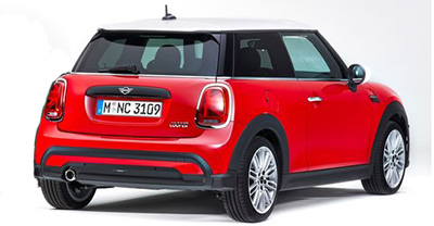 MINI Cooper 2023 rear view