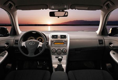 2008 2009 toyota corolla sedan interior