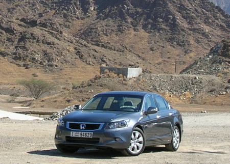 So I drove a 2008 Accord to Fujeirah