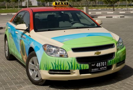 dubai_gm_hybrid-taxis-2 chevrolet malibu hybrid dubai taxi rta