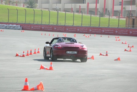 Porsche Roadshow : Boxster slalom
