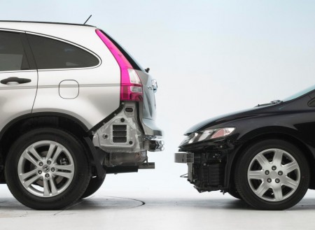 IIHS Crash Test - 2010 Honda Civic vs 2010 Honda CR-V