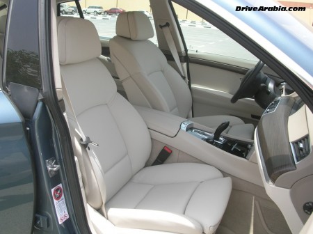 2010 BMW 535i GT interior