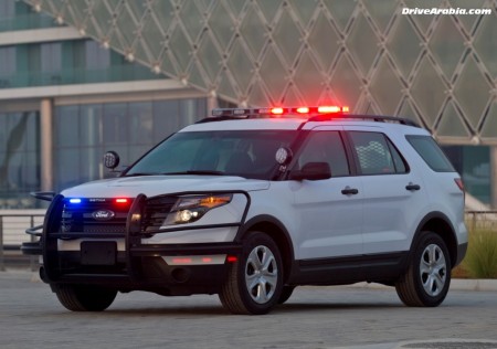 Ford Explorer Police Interceptor Utility at Yas Marina Abu Dhabi