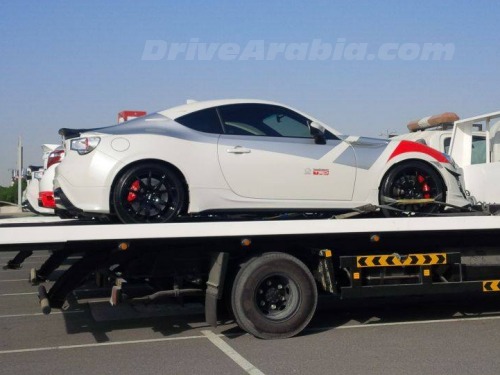 Toyota 86 and Yaris TRD special models spotted in Dubai