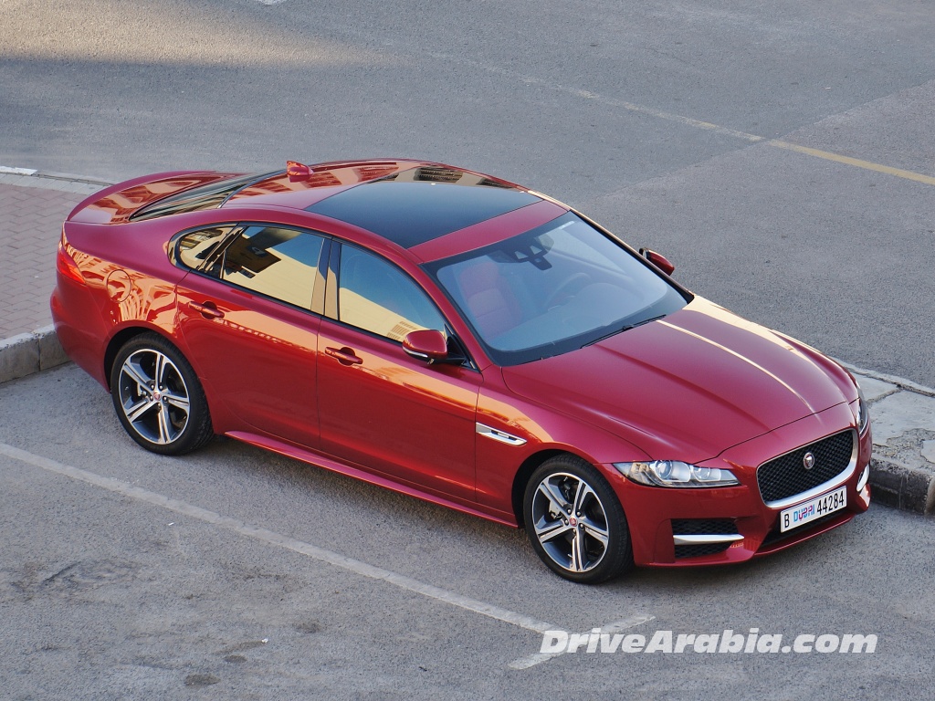 So we got a 2016 Jaguar XF 35t R-Sport