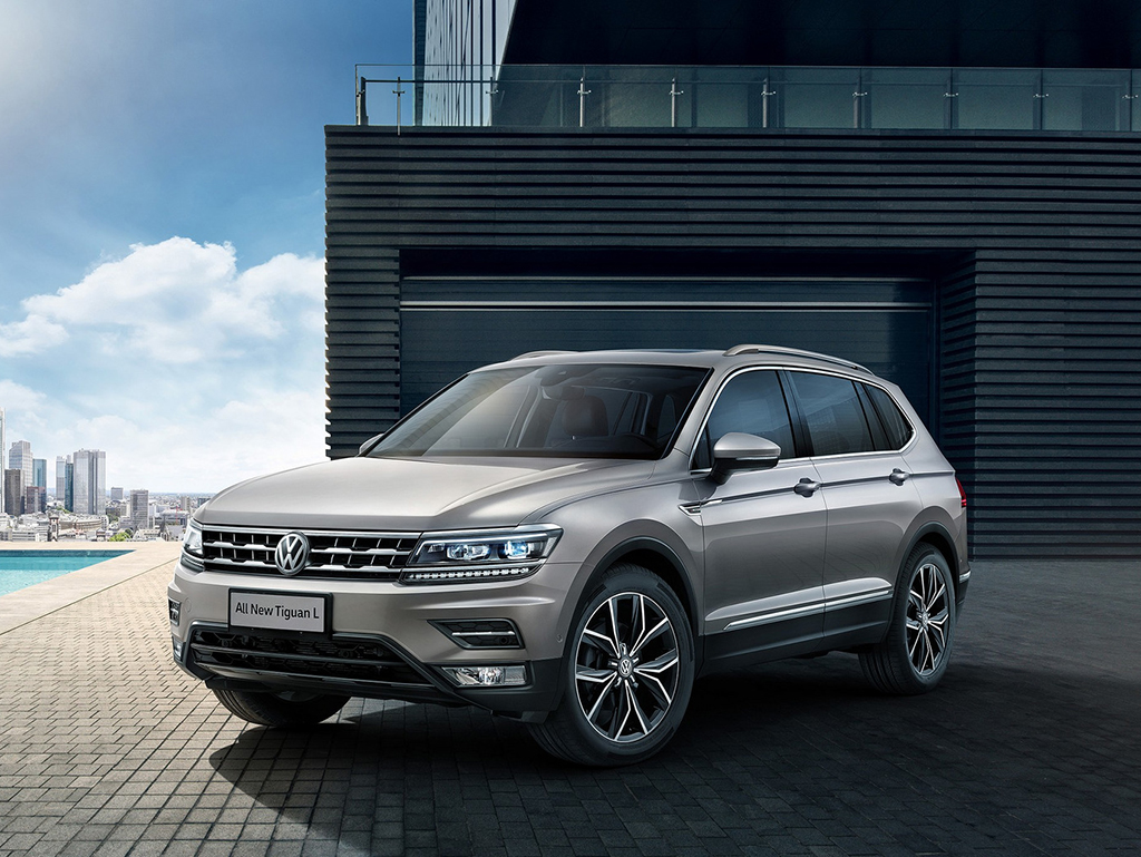 تسريب الصور الأولى لسيارة 2018 فولكس واجن تيغوان اول سبيس ذات المقاعد السبع