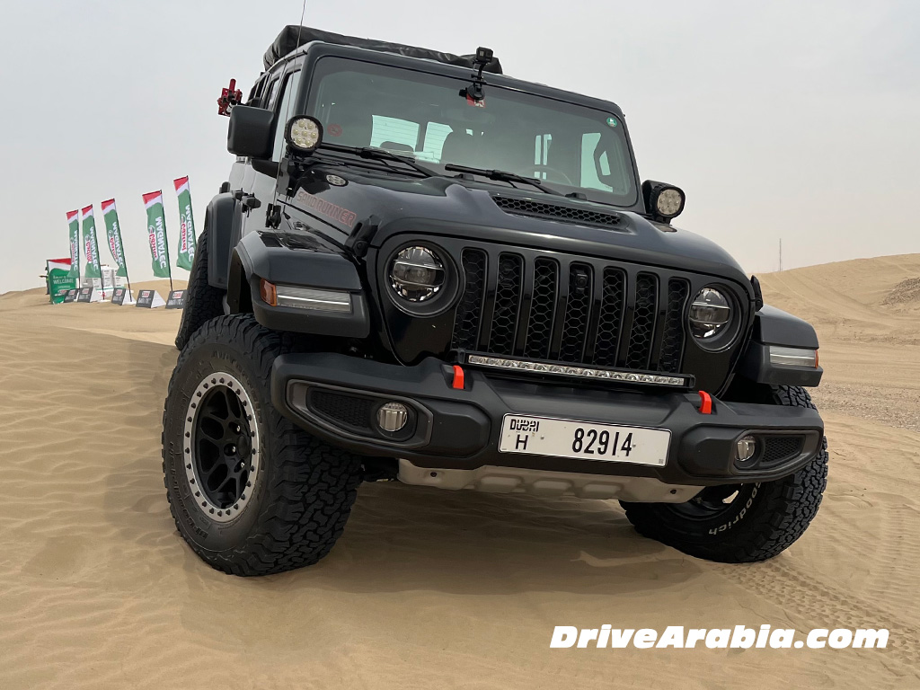 We took the 2022 Jeep Gladiator Sand Runner to the Gulf News Fun Drive ...