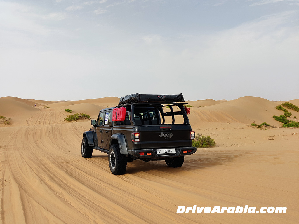 We took the 2022 Jeep Gladiator Sand Runner to the Gulf News Fun Drive ...