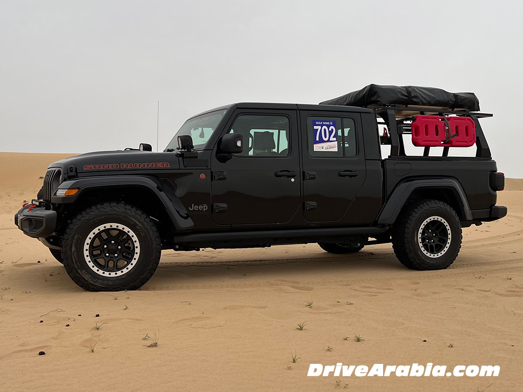 We took the 2022 Jeep Gladiator Sand Runner to the Gulf News Fun Drive ...