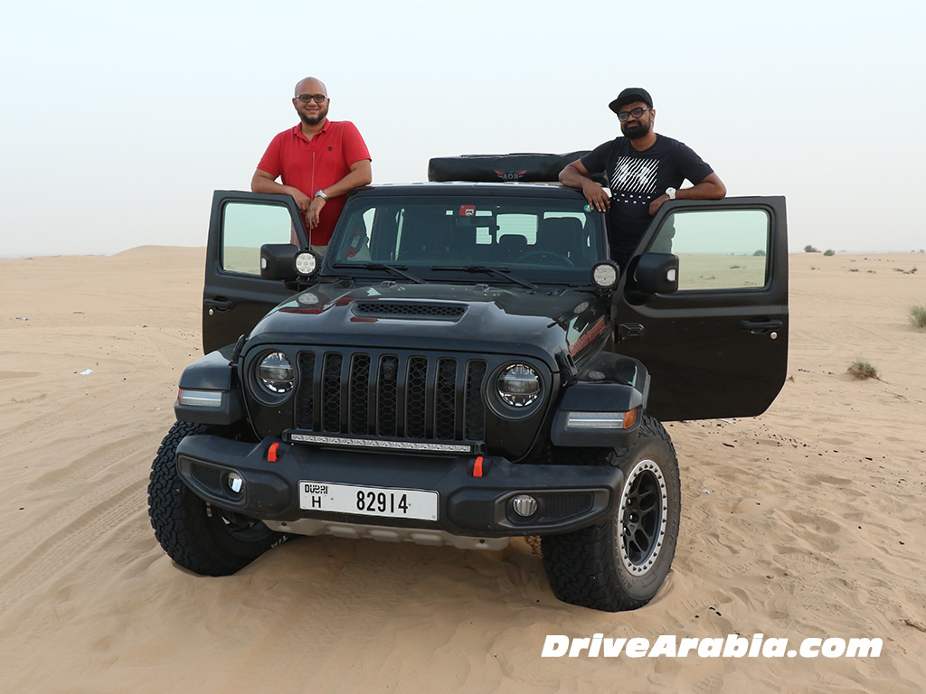 We took the 2022 Jeep Gladiator Sand Runner to the Gulf News Fun Drive ...