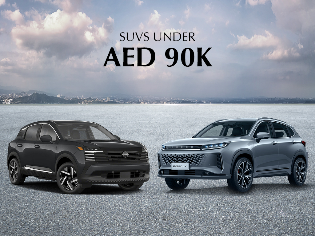 Latest Affordable SUVs under AED 90,000 in the UAE